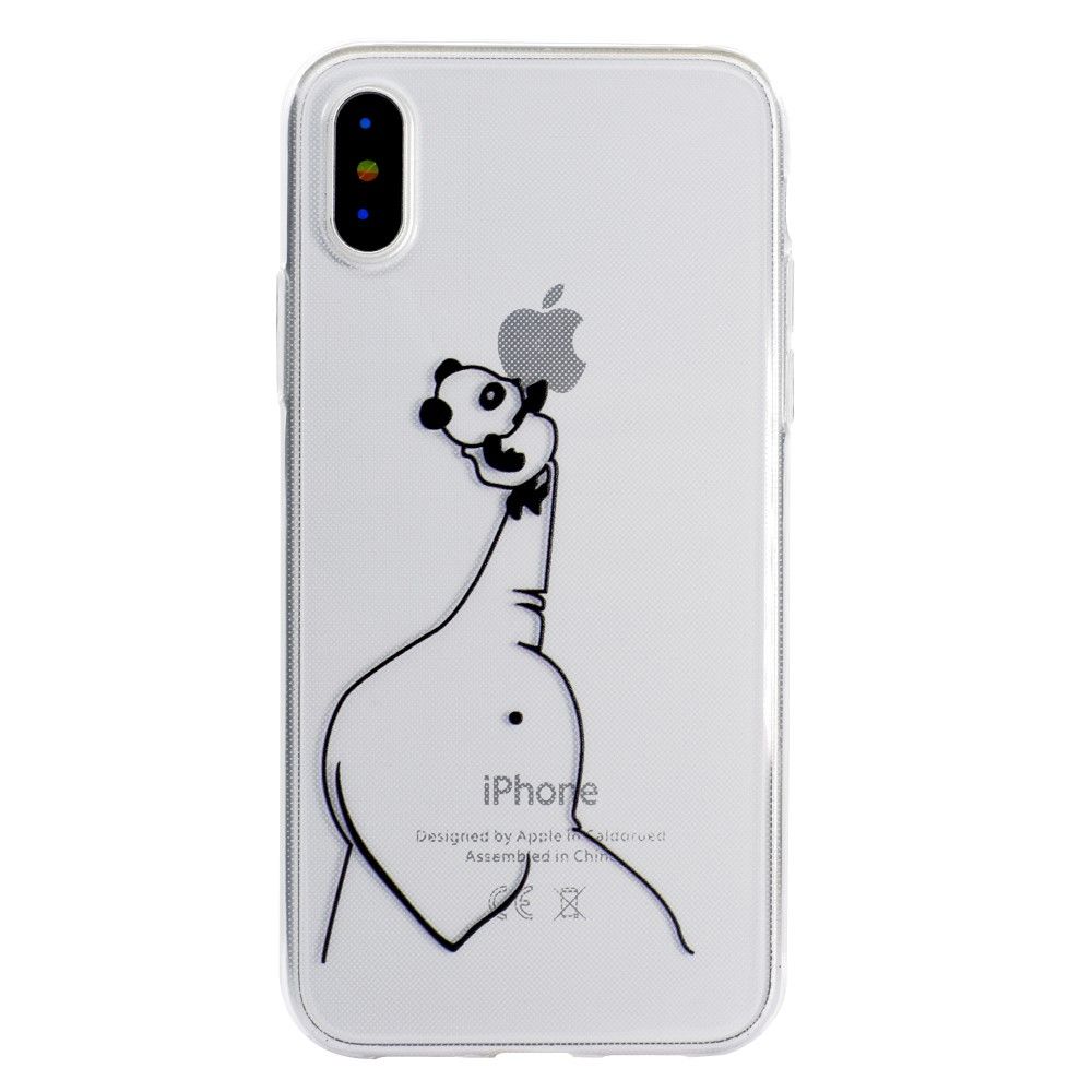 Trolsk Soft TPU Case - Panda & Elephant