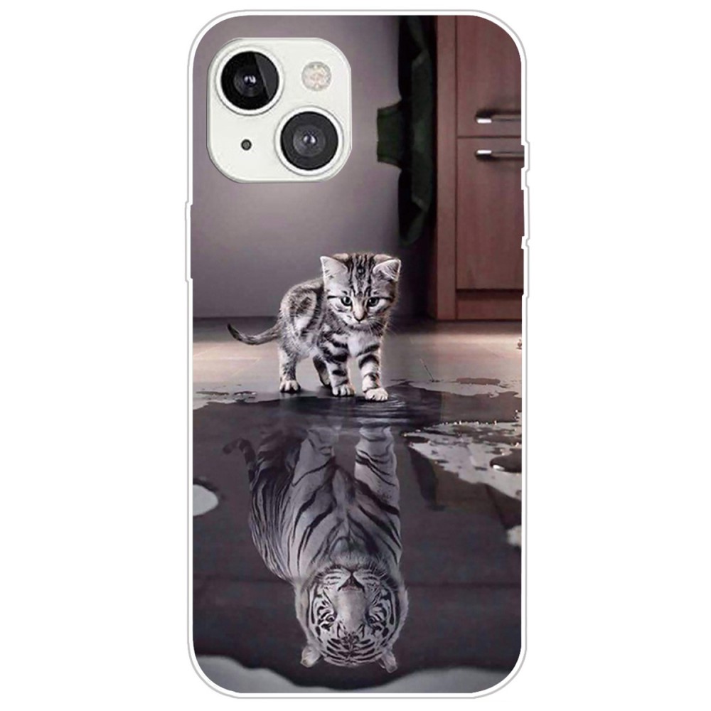 Trolsk TPU Back Case - Cat & Tiger